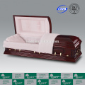 China Casket Manufacturers LUXES American Style Funeral Casket Norman